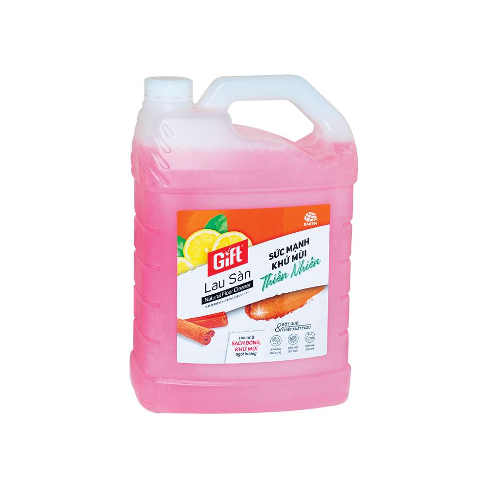 Nước lau sàn Gift 3.8kg bột quế