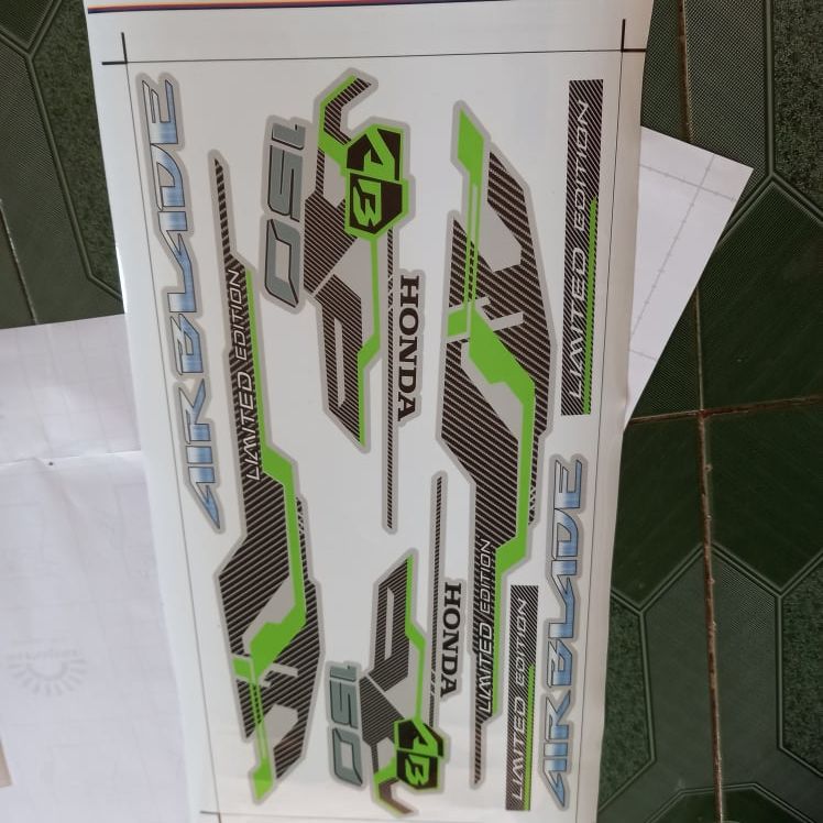 tem rời AB 2020 xanh lá bạc limited to