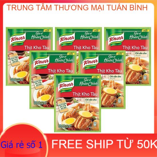 6 gói Gia vị Thịt kho tàu knorr (Giảm 20K ship cho đơn từ 49K)