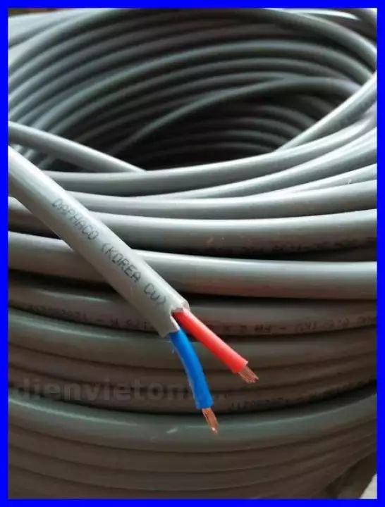 [HCM]5met Dây điện đôi :2x2.5 bọc nhựa xám DAPHACO