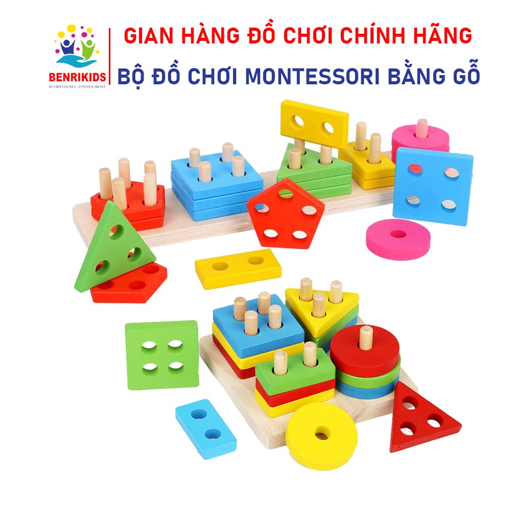 Toy set drop shaped wooden themed help your baby develop observation ability