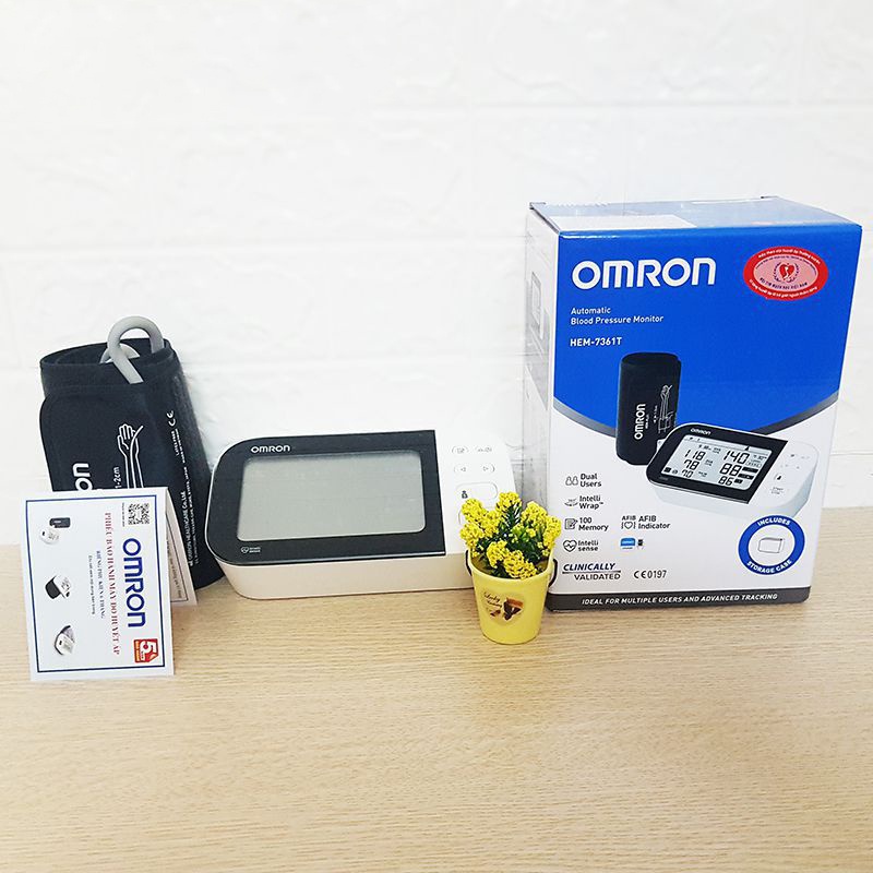 [CHÍNH HÃNG] Máy Đo Huyết Áp Bắp Tay Omron HEM-7361 ( HEM 7361T )