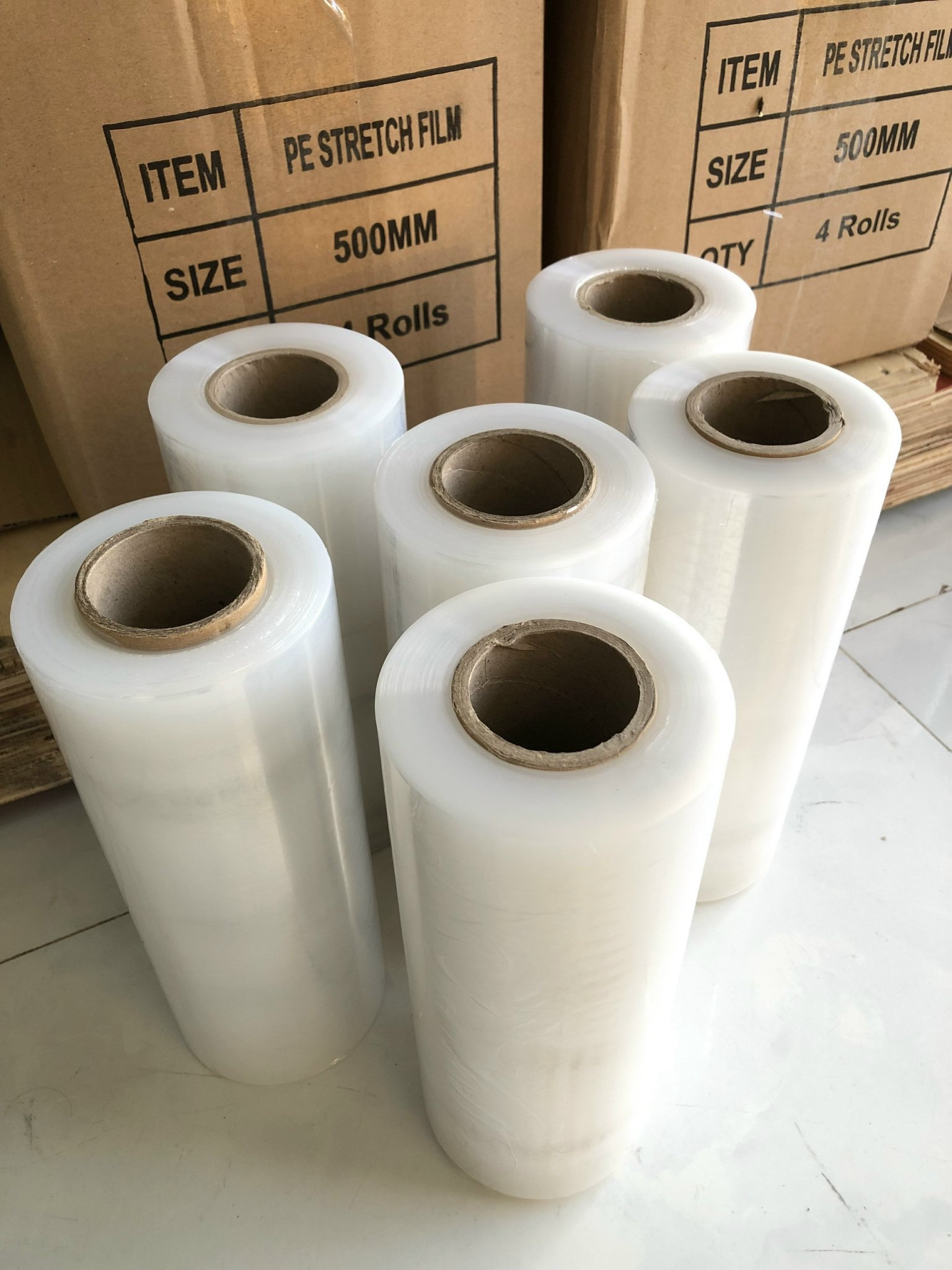 Màng quấn PE Khổ 25cm - Dùng để quấn hàng