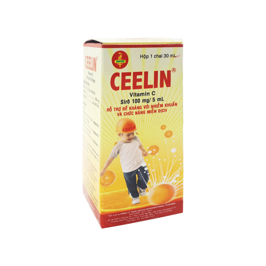 [HCM]Siro Bổ Sung Vitamin C Cho Trẻ Ceelin