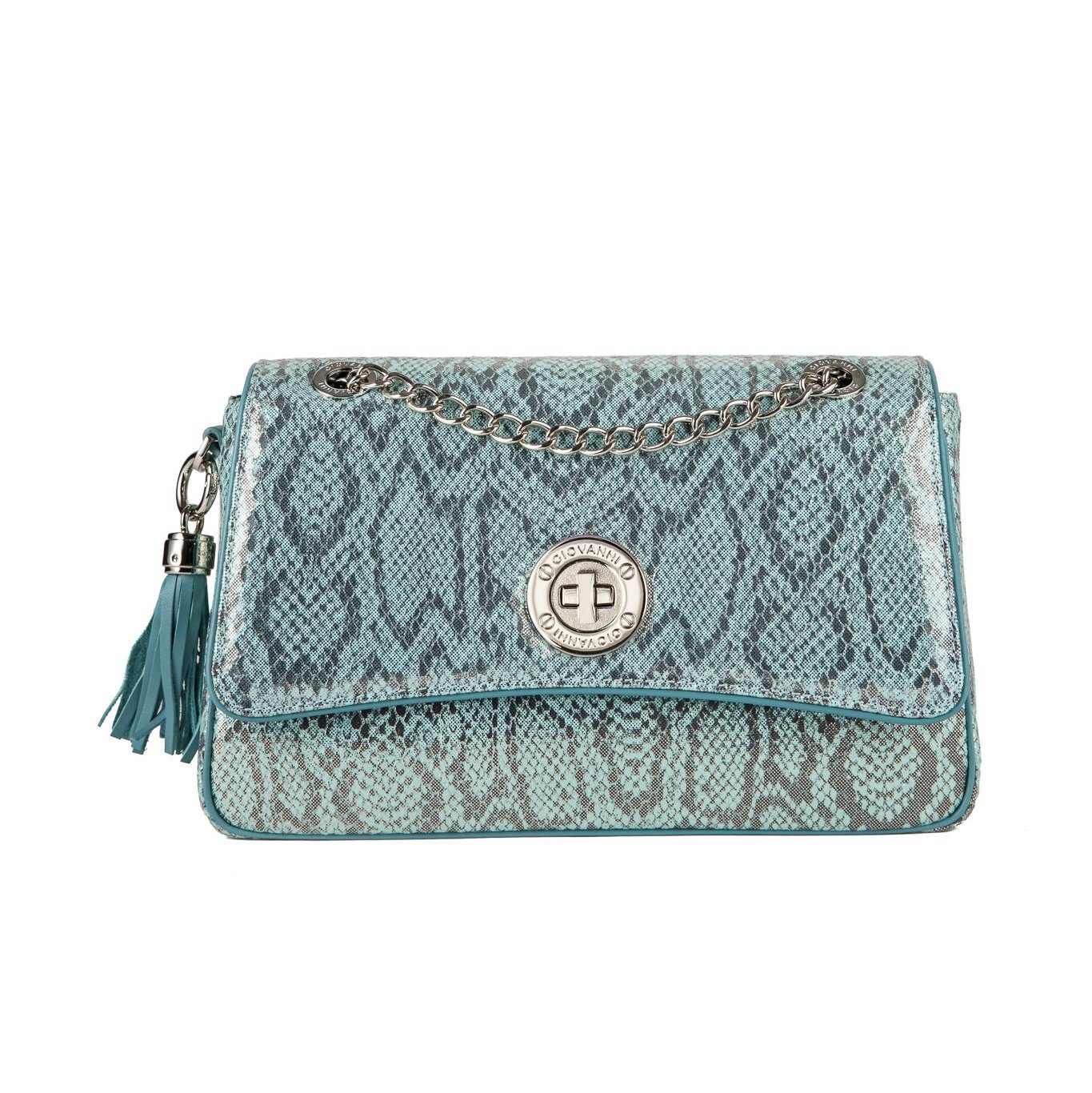 Túi Xách Nữ GIOVANNI La Rinascita Da Bê Dâp Vân Da Rắn Cao Cấp DLD34-004