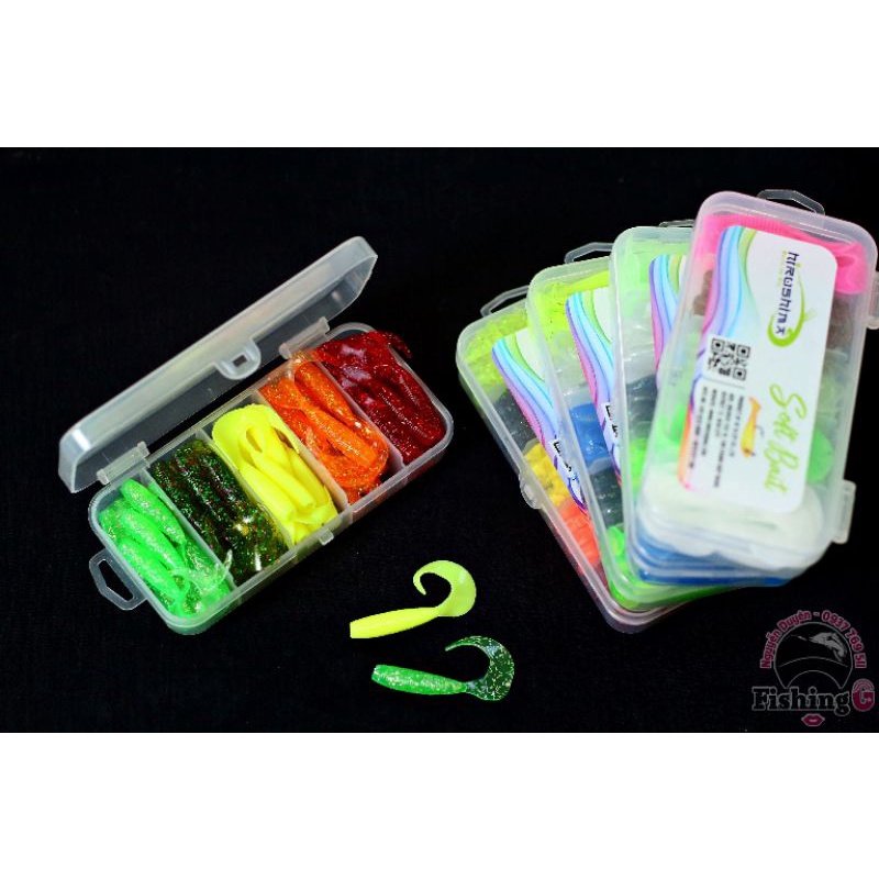Mồi mềm mini câu cá nhát , mồi mềm siêu nhạy cá , solt bait