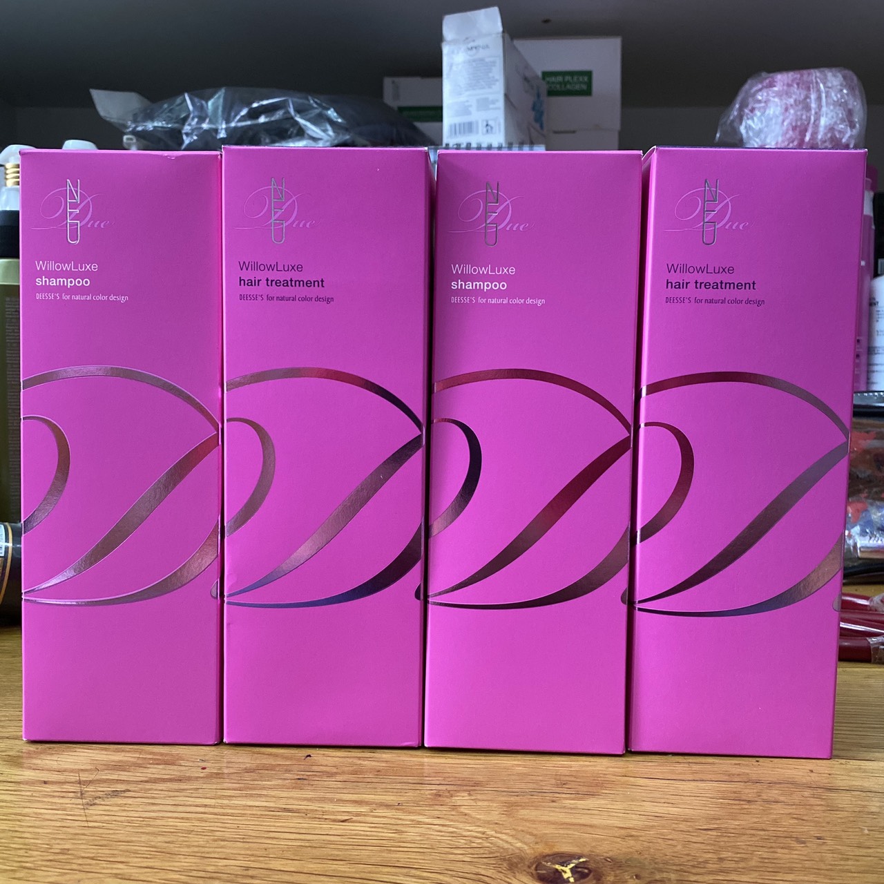 [HCM]Dầu gội xả MILBON DEESSES NEU DUE Willowluxe Shampoo 1000mlx2 ( tóc trung bình )