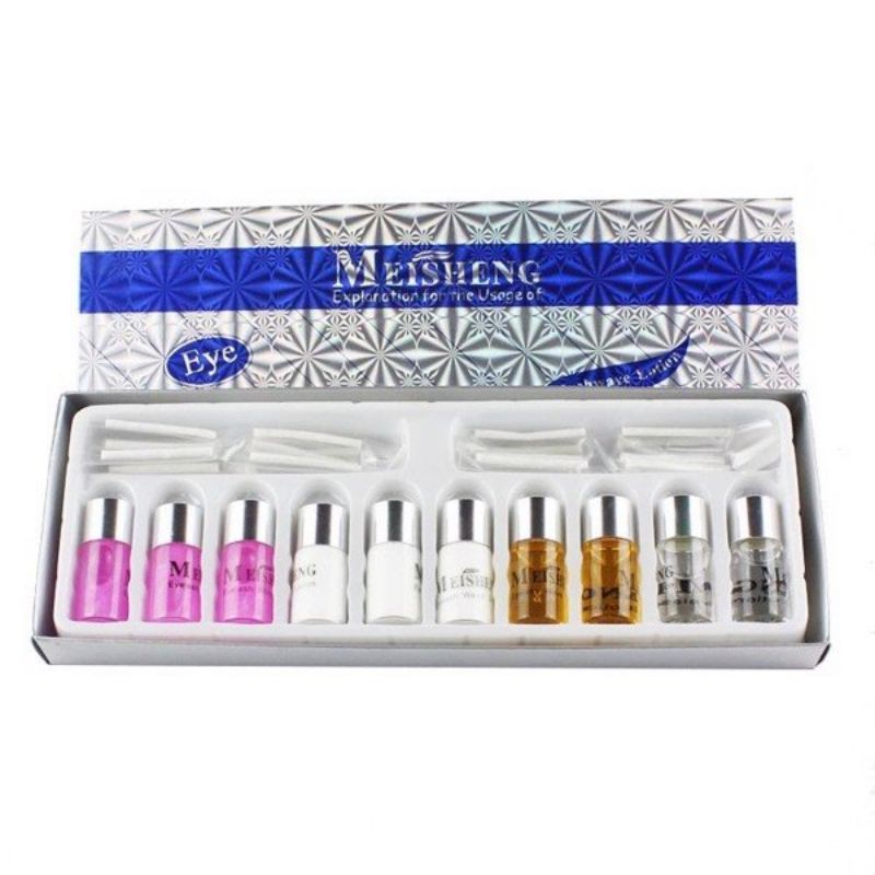 Combo sét uốn mi Meisheng Colagel