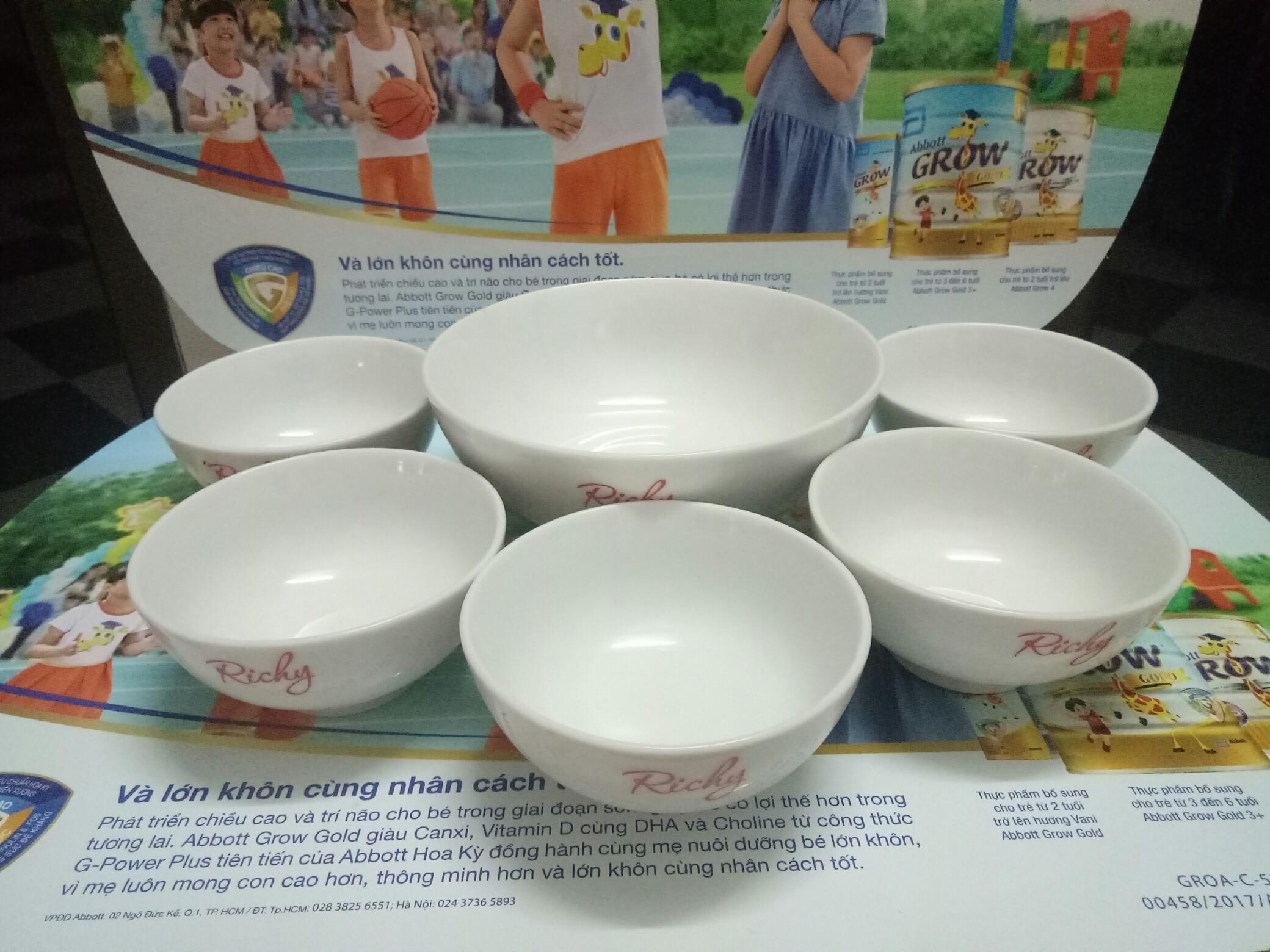 Bộ tô chén Richy (gốm sứ Chu Đậu - Hải Dương)
