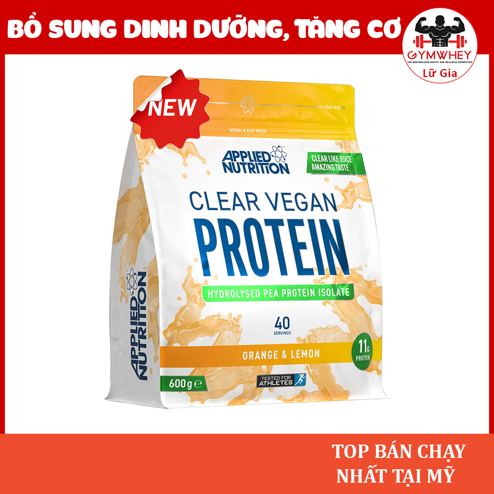Applied Nutrition Clear Vegan Protein Bổ Sung Năng Lượng Và Chất Dinh Dưỡng