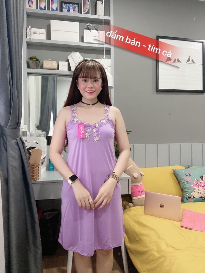 [FreeshipMAX] [HCM]Đầm Ngủ Thun Lạnh Mặc Nhà Loại 1