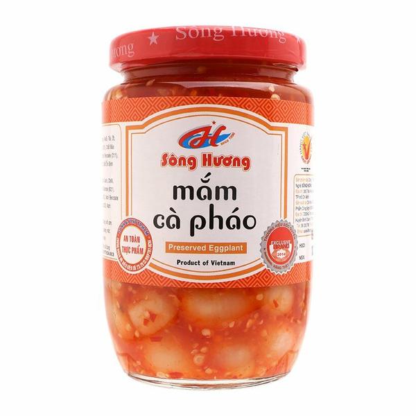 - mắm cà pháo sông hương lọ 390g