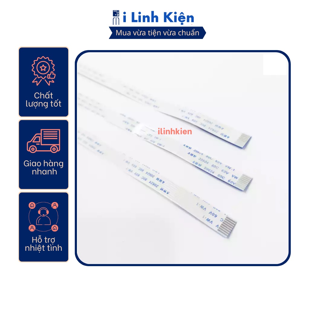 Cáp FFC 18P thuận 0.5mm dài 20cm