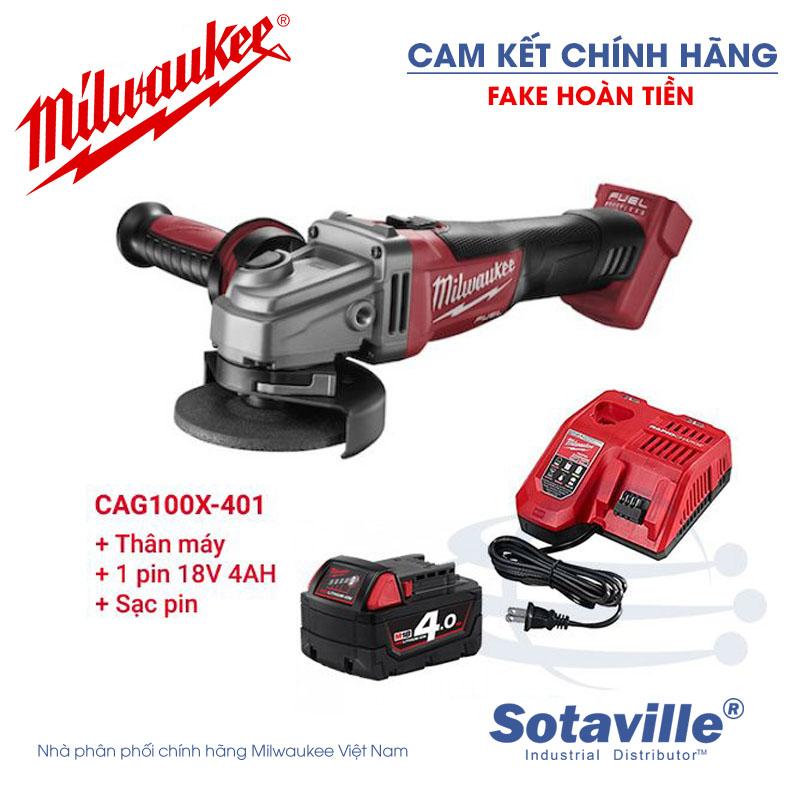 MÁY MÀI GÓC MILWAUKEE M18 CAG100XPDB-0 (bare)
