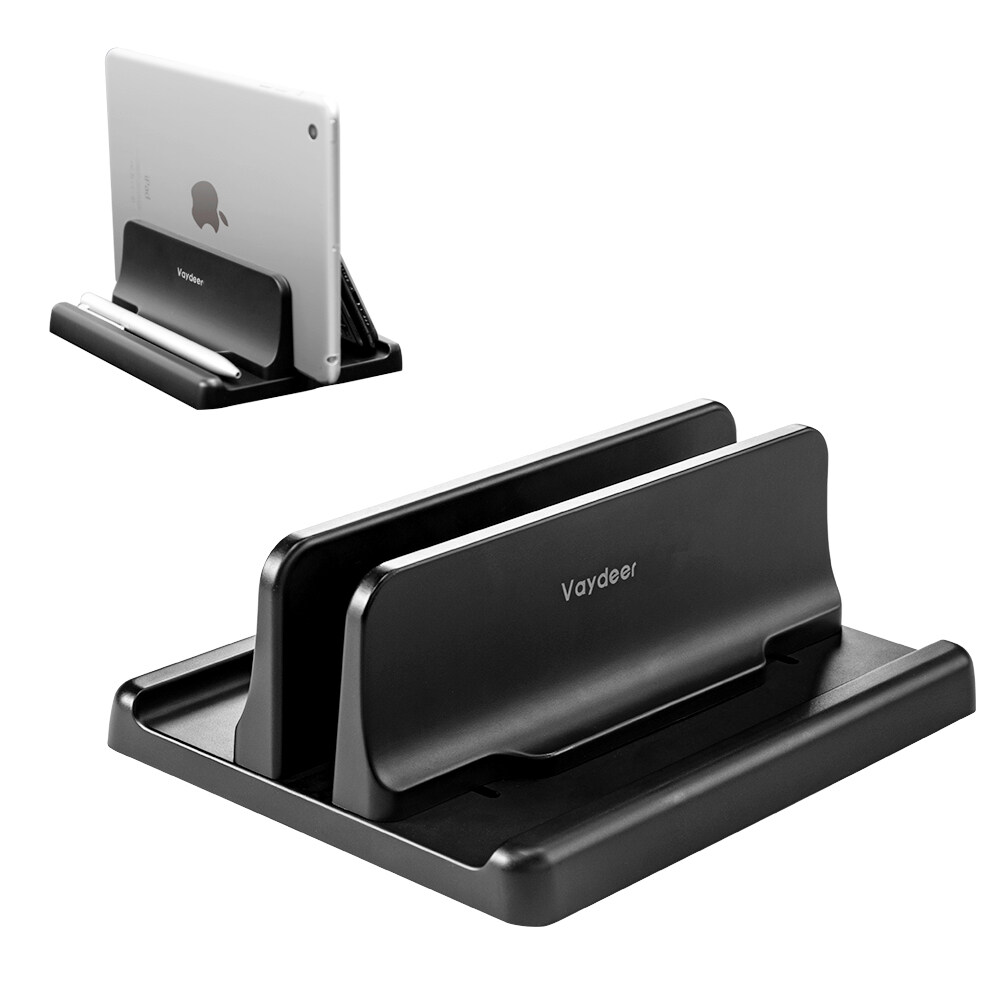 Vertical Laptop Stand Holder Adjustable Desktop ABS for Notebook,for Dock 3-in-1 Space-Saving,up to 17.3 inch