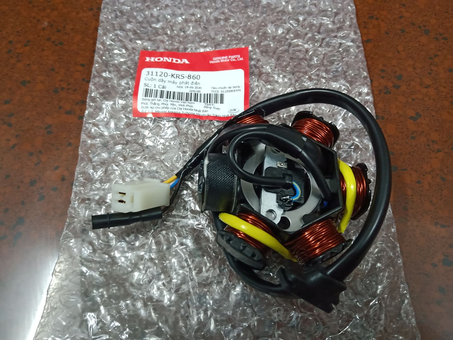 MÂM LỬA HONDA WAVE ALPHA 100 / FUTURE 1 / WAVE THÁI / RS 100 ZIN