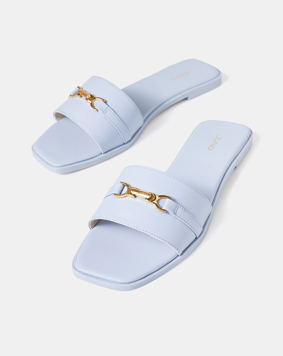 Giày Sandal Nữ 1cm Thời Trang JUNO Khoá Trang Trí Juno SD01135