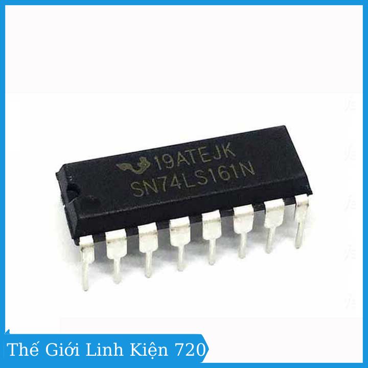 IC 74LS161 Synch 4-bit Counter DIP16