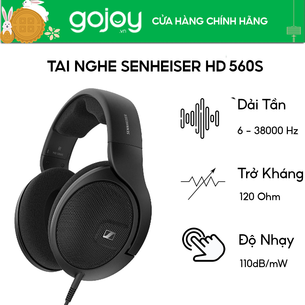 Tai nghe sennheiser hd 560 s - hàng chính hãng bảo hành 2 năm