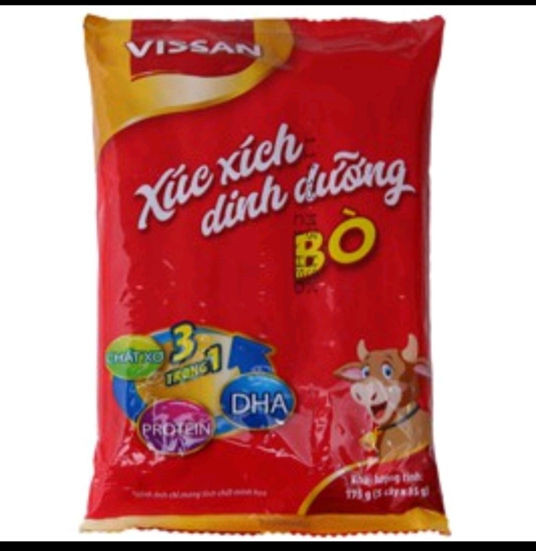 1 Thùng Xúc Xích Dinh Dưỡng VISSAN ( 20 bịch x 175g)