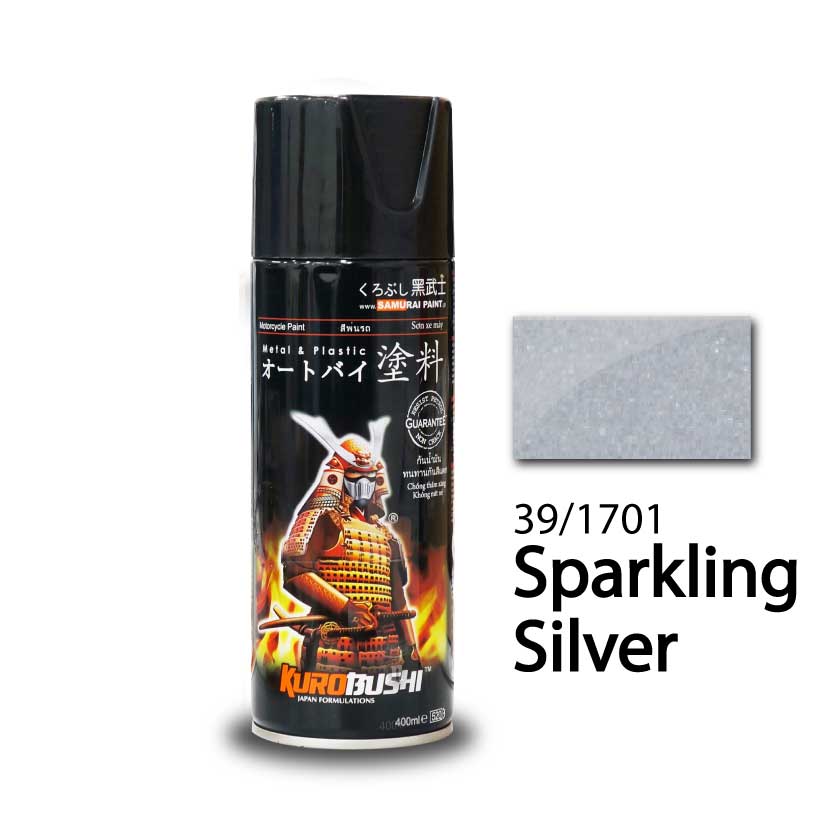 Sơn xịt samurai 1701 màu bạc lấp lánh