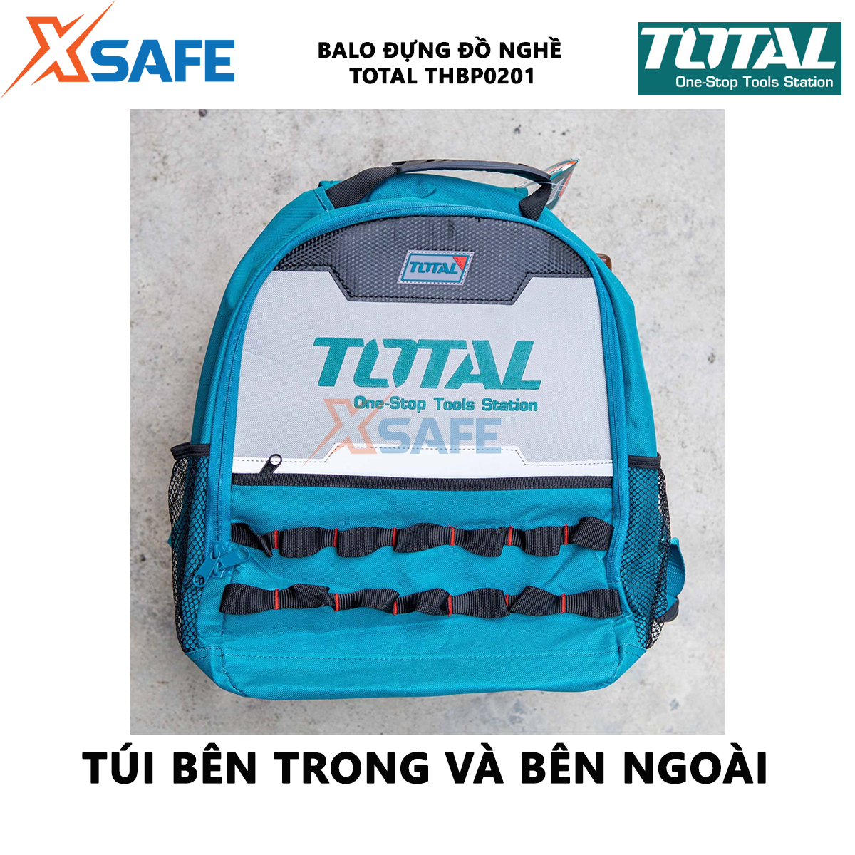 Balo đựng Đồ craft total THBP0201 | backpack tools material polyester Oxford 600D size: 34cm * 17cm * 45cm containing the device, đồ craft [genuine] [xsafe]