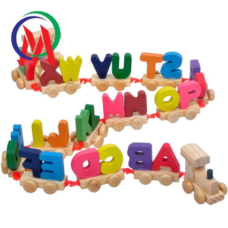 [HCM][hàng hót giá rẻ] Đồ chơi xe lửa 26 chữ cái cho bé