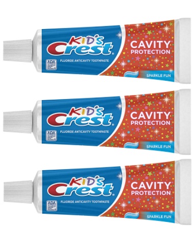 Crest Kid's Cavity Protection Toothpaste Sparkle Fun 130g