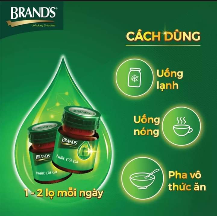 Combo 2, nước cốt gà brand's 42ml