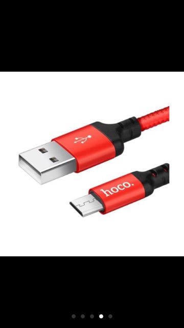 CÁP SAMSUNG MICRO HOCO X14 - BỌC DÙ SIÊU BỀN LOẠI 1M VÀ 2M