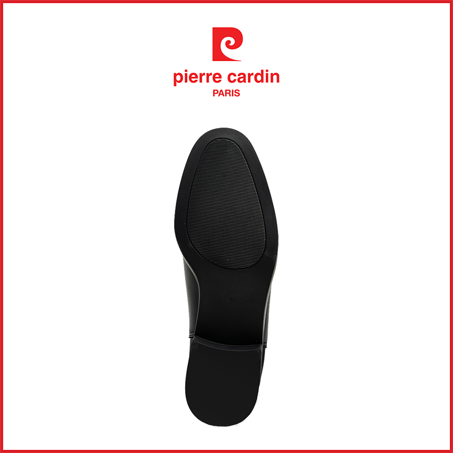 Giày Boots/ Bốt nữ Pierre Cardin chất liệu da cao cấp, đế cao 3,5cm, thiết kế phối thun - 243