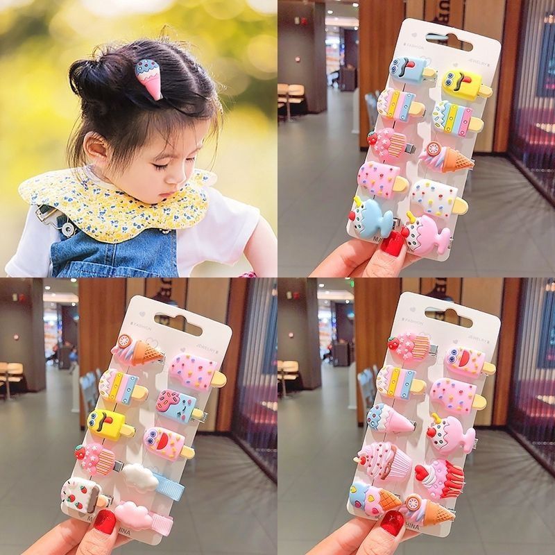 Sét 10 cặp tóc cho bé gái sành điệu