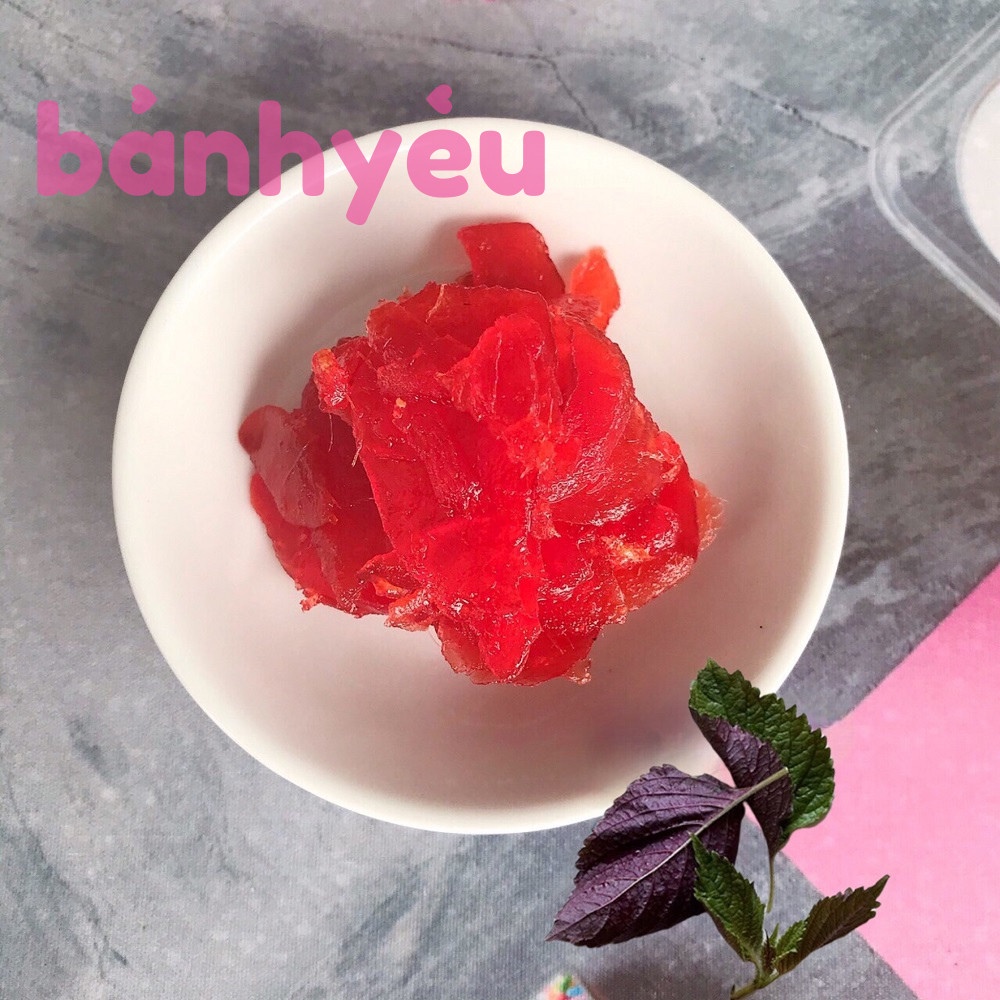 Mứt gừng đỏ làm bánh trung thu