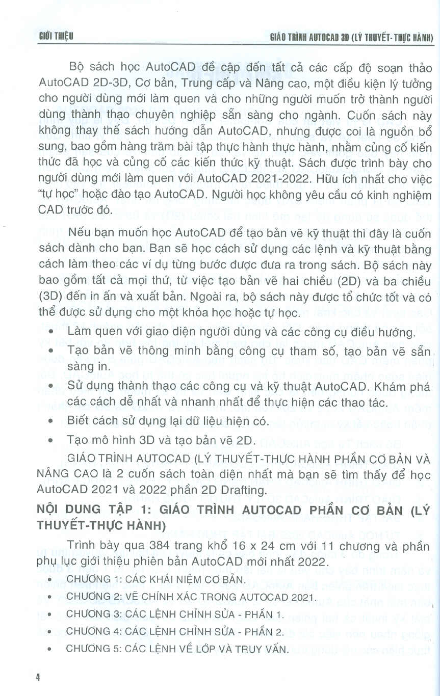Giáo Trình Auto CAD 3D - Lý Thuyết - Thực Hành