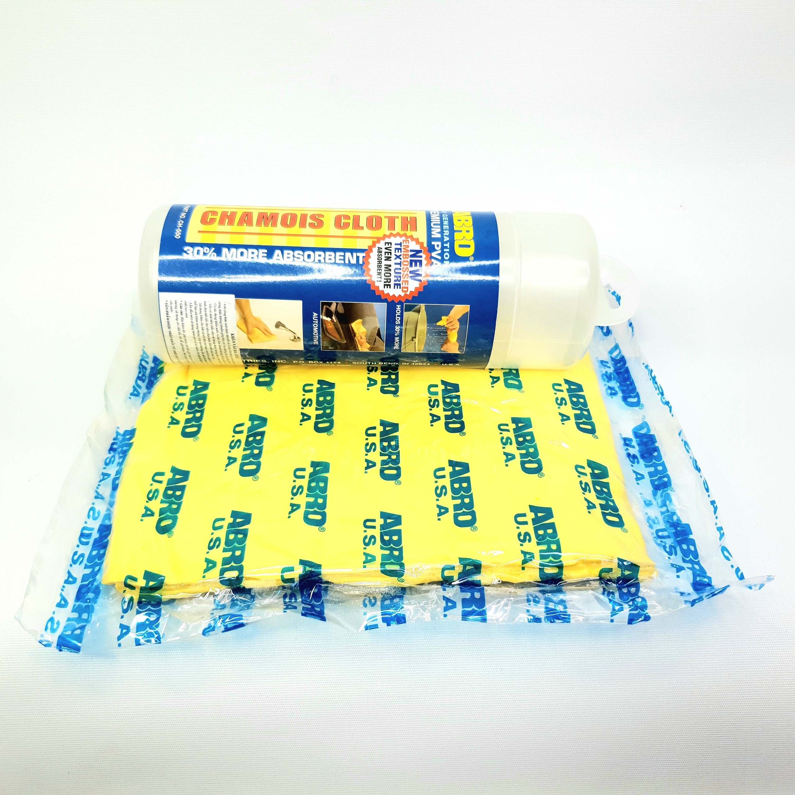 [HCM]Khăn da cừu lau xe ô tô ABRO CHAMOIS CLOTH