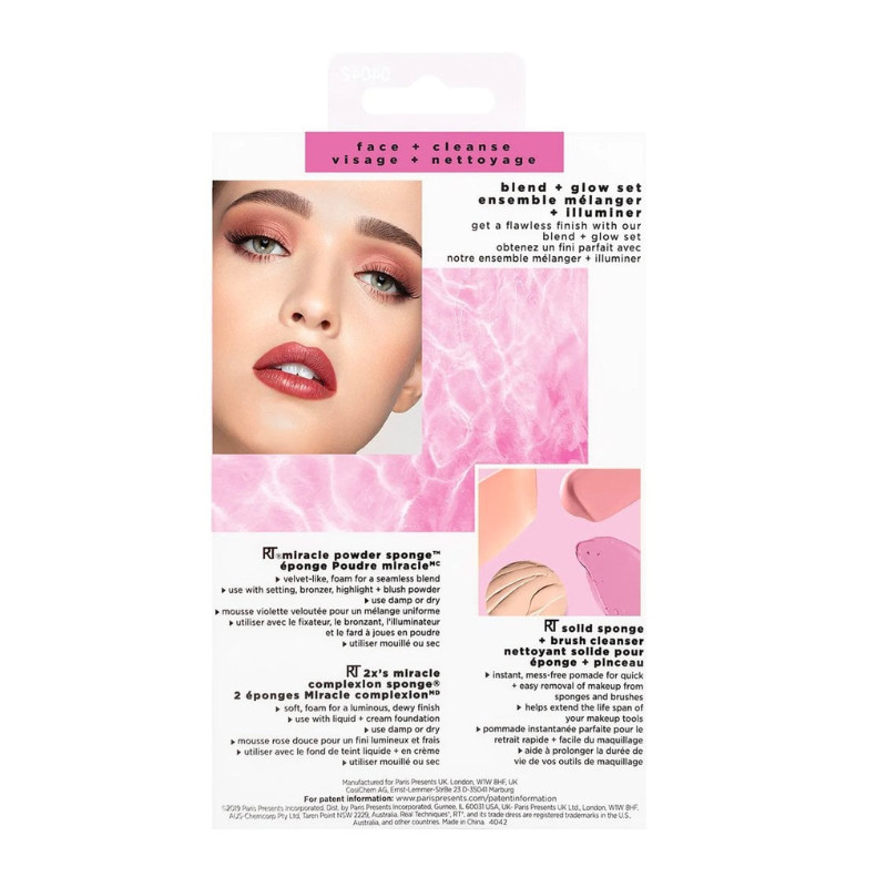 [HCM]Bộ Mút Trang Điểm Real Techniques Blend Glow Set