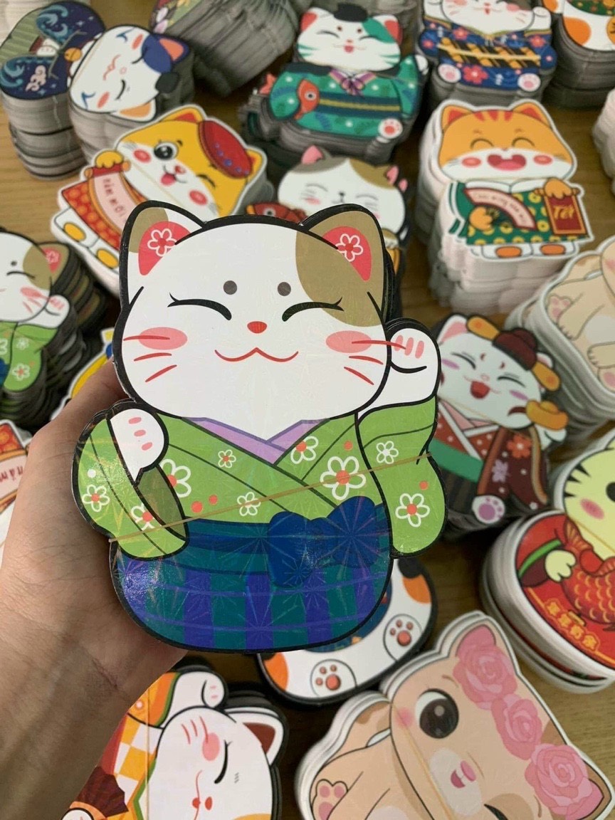 Bao lì xì chibi 2023🧧🧧🧧 1 xấp 10 cái
