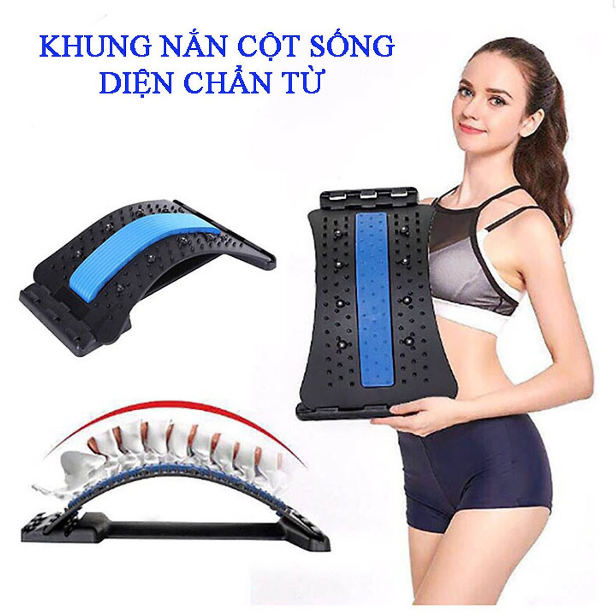 Khung Niền lưng nắn chỉnh cột sống tập lưng bụng màu ngẫu nhiên Shalla GSR CX3