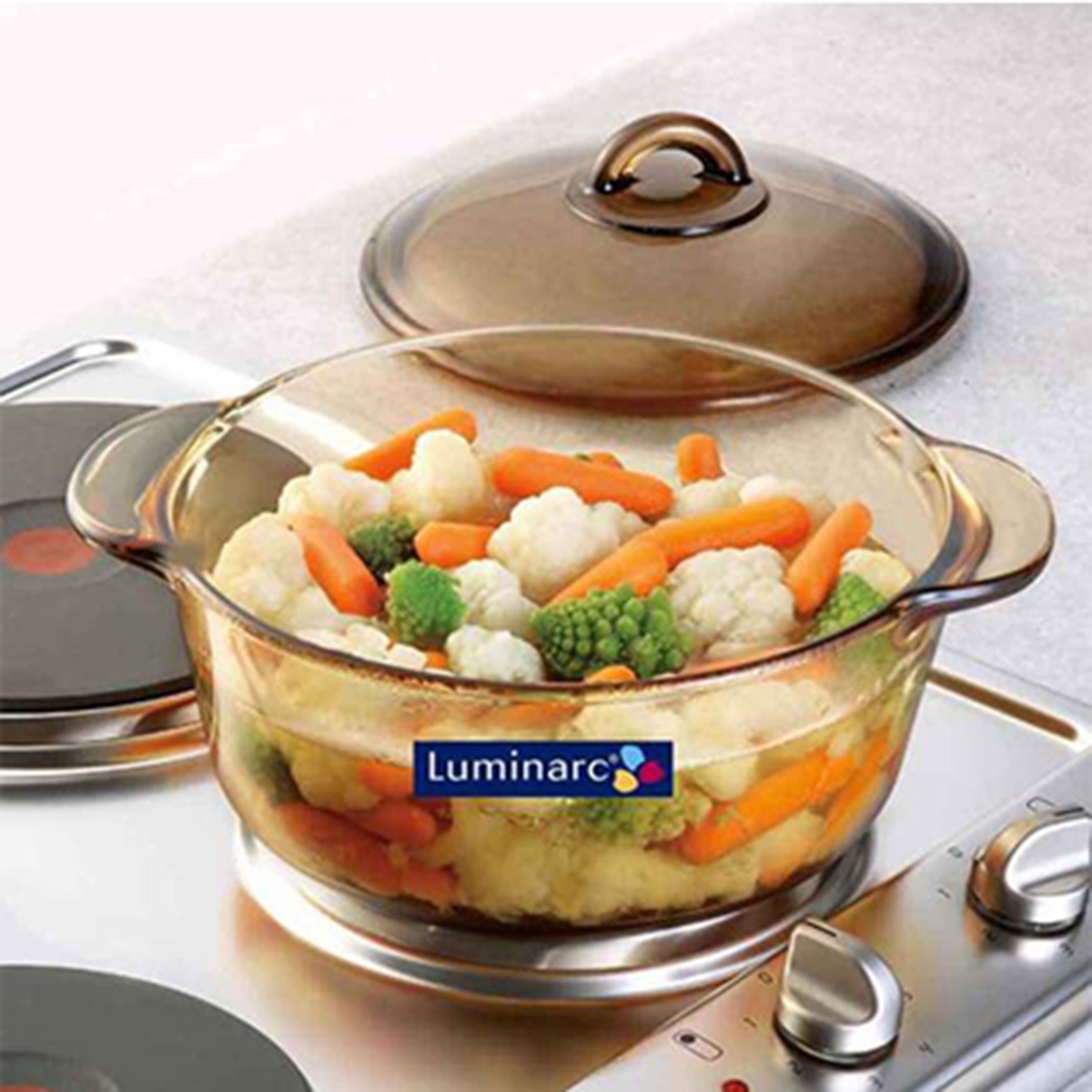 Nồi thủy tinh 1L Luminarc C6317 (Nâu)