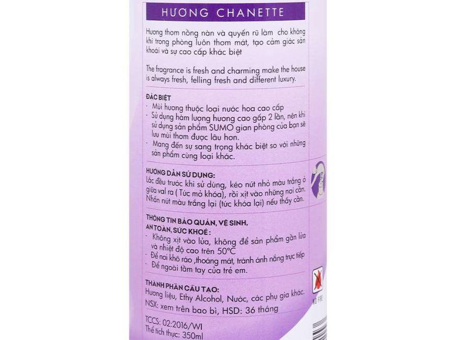 Nước hoa xịt phòng Sumo 350ml