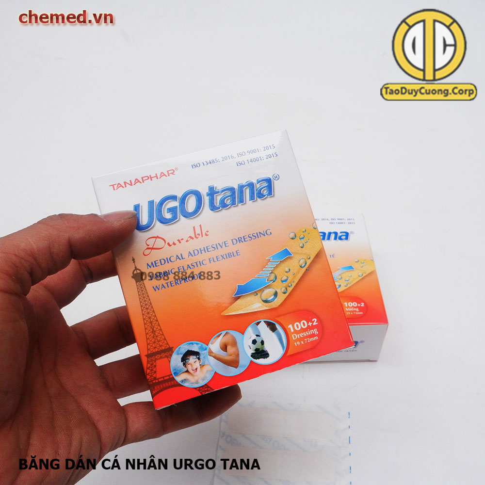 Băng dán cá nhan Urgo Tana {hộp 100 miếng +}