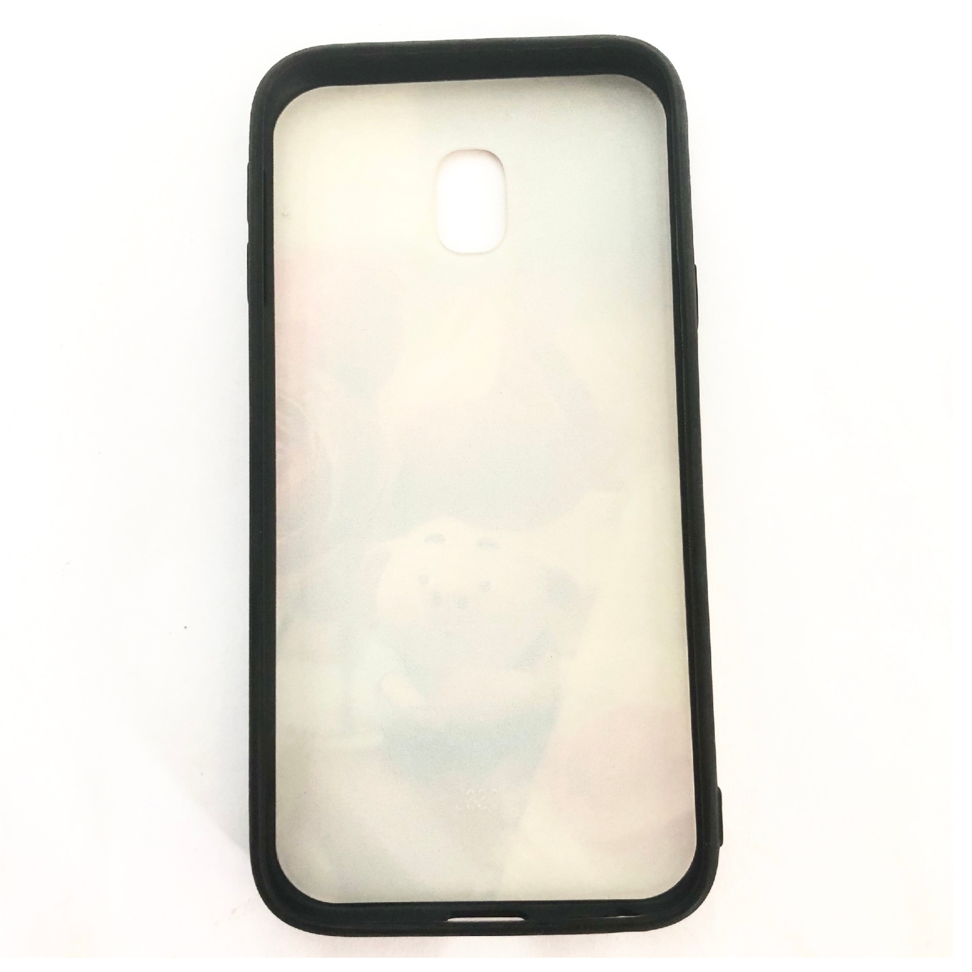 [Nhiều mẫu]. Ốp cứng viền dẻo Samsung J3 Pro (Thân trắng -  viền đen - in hình siêu cute)