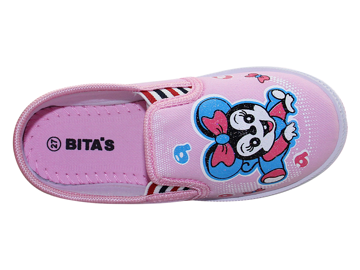 [HOÀN XU]  [HOT SALE] GIÀY LƯỜI BÉ GÁI HỌC SINH BITAS GVBG.73 (ĐỎ + HỒNG + XANH JEAN) - BITAS