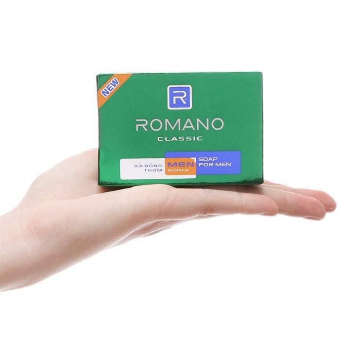 [HCM]Xà bông nước hoa thơm Romano Classic (90g)