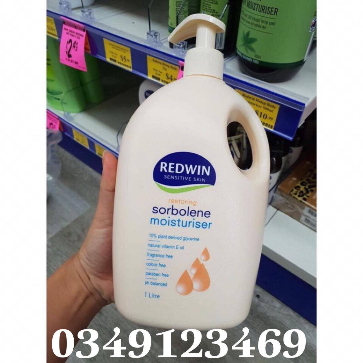 Sữa tắm redwin chai 1 lit cho mẹ và bé chuẩn bill