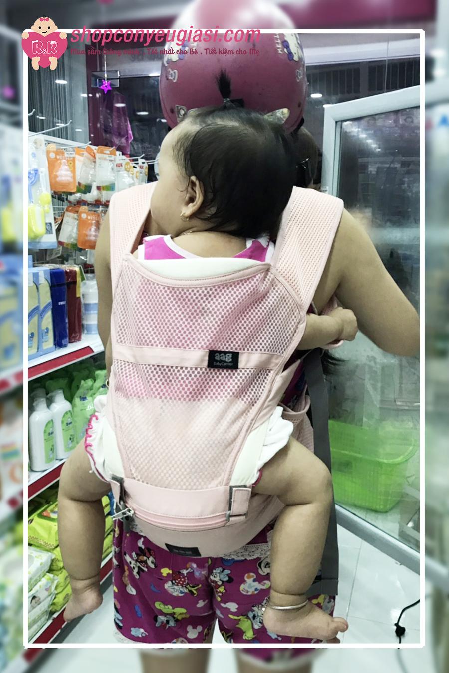 [HCM]Địu Ngồi AAG Mẫu 019 Summer Holiday - Hàn Quốc