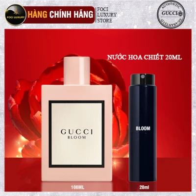 Gucci Bloom, Nước Hoa Gucci Bloom Hồng, Gucci Bloom EDP ( Lọ Chiết) 20ml