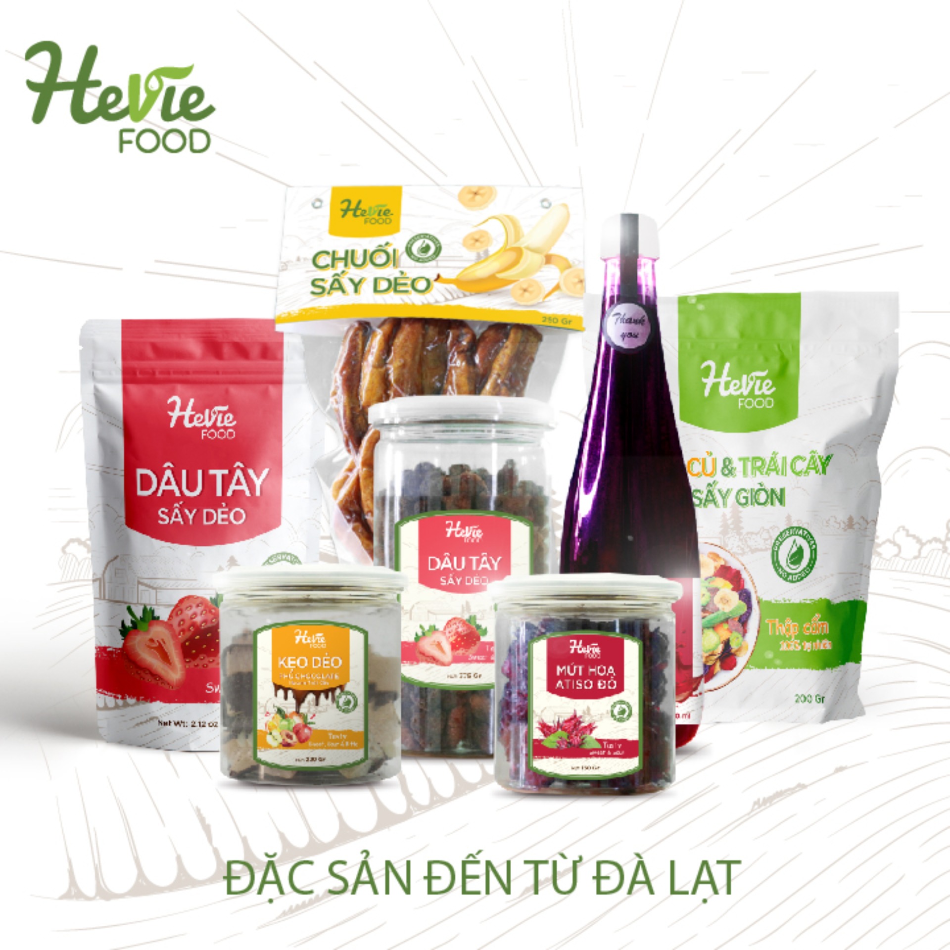 Tinh bột Nghệ đỏ 200g HeVieFood