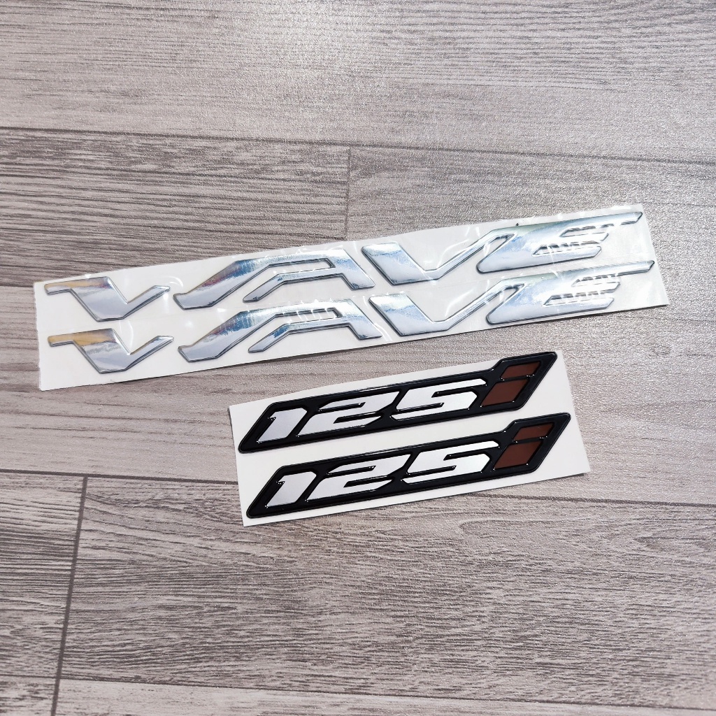 Bộ tem chữ số wave 125i chất lượng tốt như tem zin theo xe