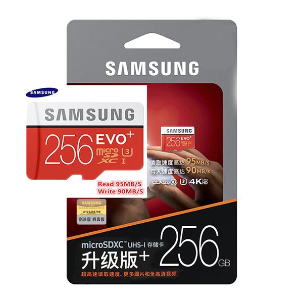 Thẻ nhớ micro SD samsung Evo plus 256GB video 4k 100Mb/s